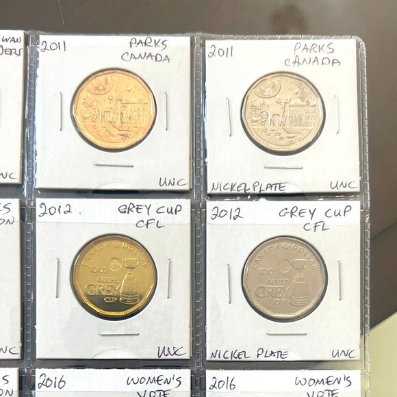 Collection of 24 Special Loonies + 24 Duplicates in Nickel Plate! - Picture 14 of 16